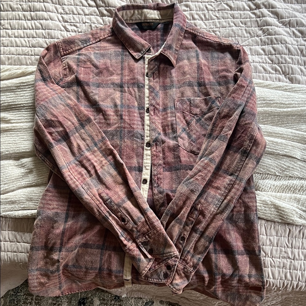 Casual Men's Plaid Button-Down Flannel Shirt